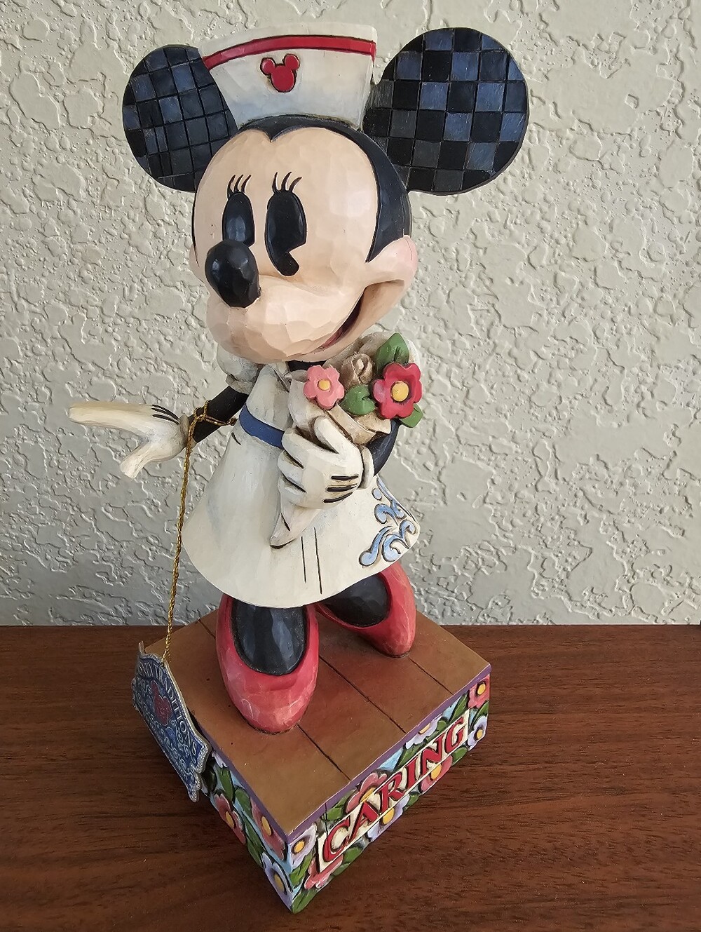 Jim Shore Minnie Mouse Sailor Figurine Titled Caring Is Contagious